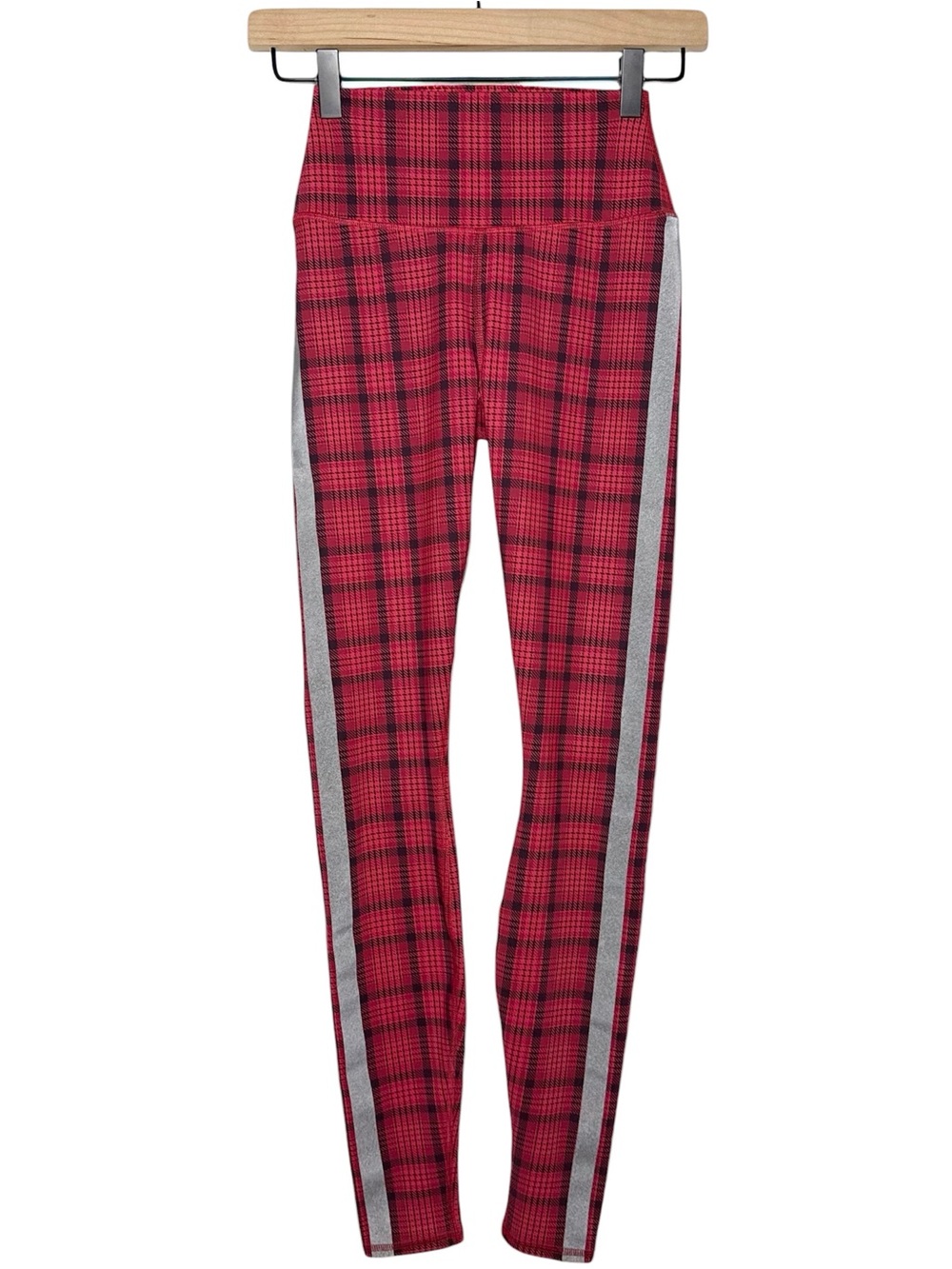 ALO Yoga Occasion Legging in Scarlet Plaid - Picture 3 of 6